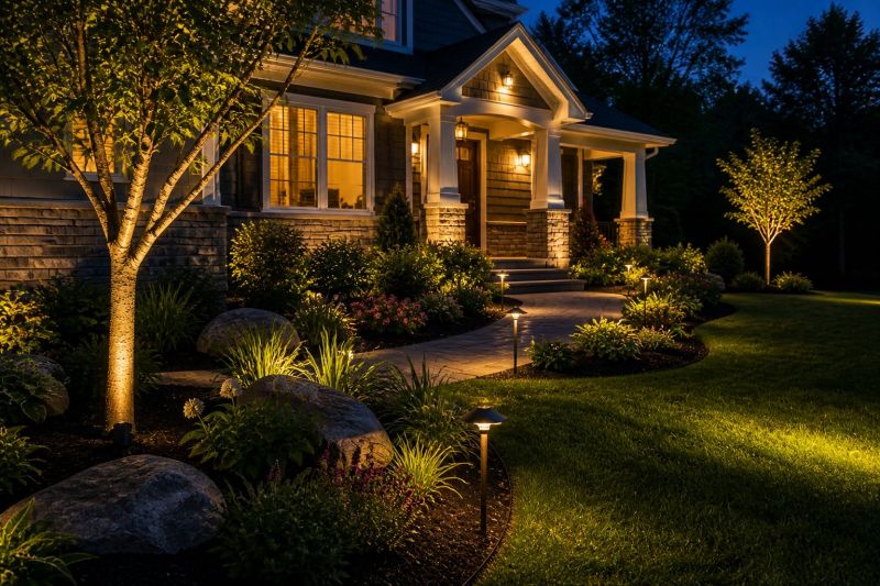 Garden Lighting Installation in Denver, CO